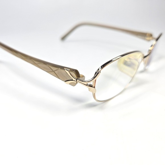 Zyloware Accessories - Zyloware Sophia Loren Eyeglasses M169 Gold Tan Oval Metal Frames 50-17-140